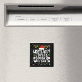 Wahrscheinlich spielt mit dem Weihnachtsmann Fußba Magnet (In Situ (Geschirrspüler))