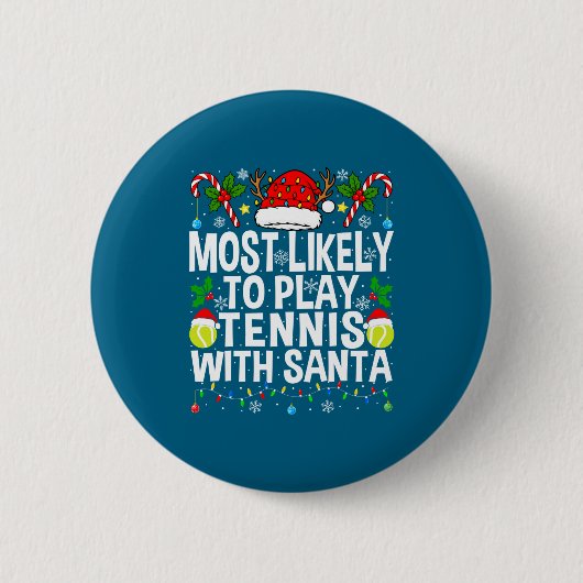 Wahrscheinlich spielt mit dem Weihnachtsmann Tenni Button (Vorderseite)