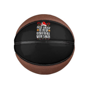 Wahrscheinlich spielt mit Santa Xmas Basketball
