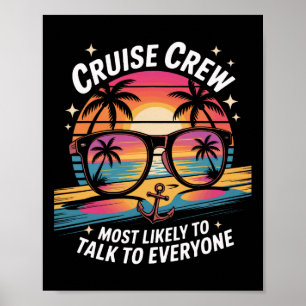 Wahrscheinlich spricht mit allen Kreuzfahrt-Besatz Poster