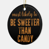 Wahrscheinlich süßer als Candy Halloween Keramik Ornament (Links)