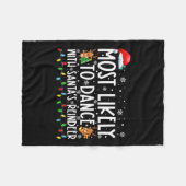 Wahrscheinlich tanzt man mit der Familie der Renti Fleecedecke (Vorderseite (Horizontal))