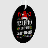 Wahrscheinlich tanzt man mit der Familie der Renti Ornament (Vorderseite)