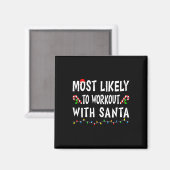 Wahrscheinlich trainiert mit dem Weihnachtsmann Lu Magnet (Vorderseite/Rückseite)