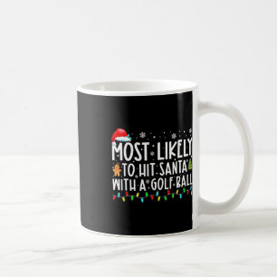 Wahrscheinlich trifft man den Weihnachtsmann mit e Kaffeetasse