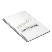 Wahrscheinlich überdenken notizblock (Rechte Seite)