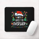 Wahrscheinlich überladen Shopping Crew Weihnachten Mousepad (Mit Mouse)