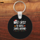 Wahrscheinlich Weihnachten Weihnachten Weihnachten Schlüsselanhänger (Vorderseite)