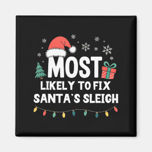 Wahrscheinlich Weihnachtsschlitten von Santa repar Magnet