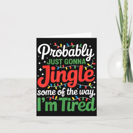 Wahrscheinlich werde ich einfach ein bisschen auf karte (Vorderseite)