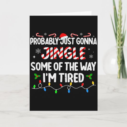 Wahrscheinlich werde ich einfach ein bisschen auf karte (Vorderseite)