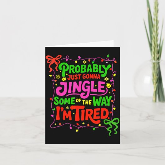 Wahrscheinlich werde ich nur ein bisschen auf dem karte (Vorderseite)