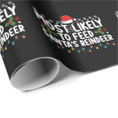 Wahrscheinlich werden Weihnachten der Rentiere des Geschenkpapier (Rolleneckpunkt)