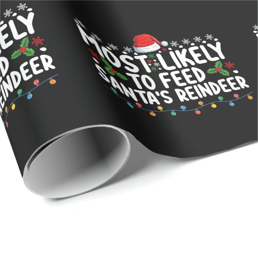 Wahrscheinlich werden Weihnachten der Rentiere des Geschenkpapier (Rolleneckpunkt)