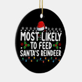 Wahrscheinlich werden Weihnachten der Rentiere des Keramik Ornament (Rechts)