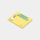 WAHRSCHEINLICH WICHTIGE Panikhühner von Sandra Boy Post-it Klebezettel (angewinkelt)