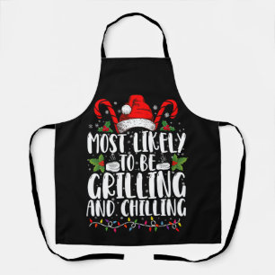 Wahrscheinlich wird an Weihnachten gegrillt und ge Schürze