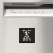 Wahrscheinlich wird auf dem Schoß des Weihnachtsma Magnet (In Situ (Geschirrspüler))