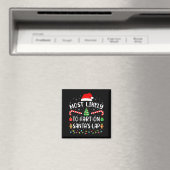 Wahrscheinlich wird auf dem Schoß des Weihnachtsma Magnet (In Situ (Geschirrspüler))