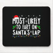 Wahrscheinlich wird auf dem Schoß des Weihnachtsma Mousepad (Vorne)