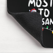 Wahrscheinlich wird auf dem Schoß des Weihnachtsma Mousepad (Ecke)