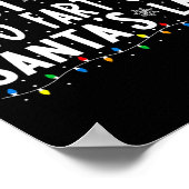 Wahrscheinlich wird auf dem Schoß des Weihnachtsma Poster (Ecke)