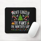 Wahrscheinlich wird auf dem Schoß von Santa gefurz Mousepad (Mit Mouse)