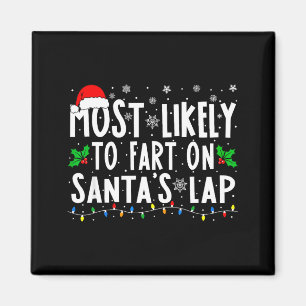 Wahrscheinlich wird auf dem Schoß von Santa Weihna Magnet