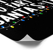 Wahrscheinlich wird auf dem Schoß von Santa Weihna Poster (Ecke)