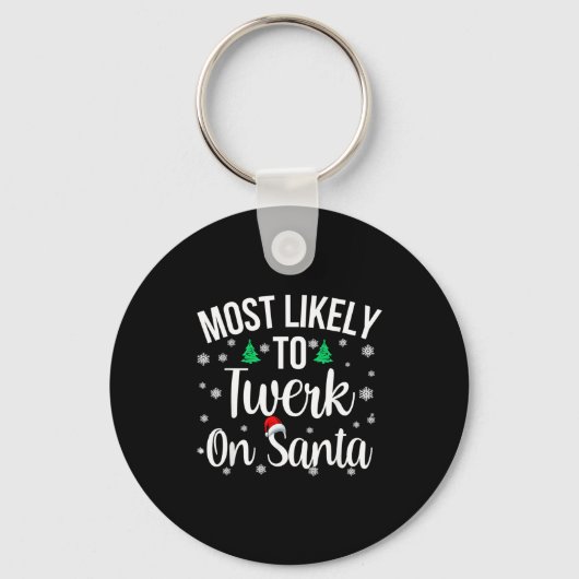 Wahrscheinlich wird auf Santa Inappropriates Chris Schlüsselanhänger (Vorderseite)