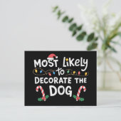Wahrscheinlich wird der Hund Weihnachten Xmas deko (Stehend Vorderseite)