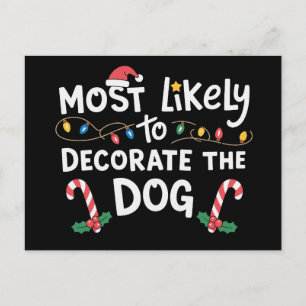 Wahrscheinlich wird der Hund Weihnachten Xmas deko