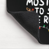 Wahrscheinlich wird der Rentier-Santa-Weihnachtsma Mousepad (Ecke)