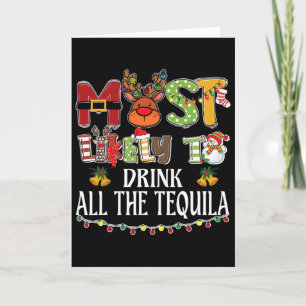 Wahrscheinlich wird die ganze Tequila-Familie Chri Karte