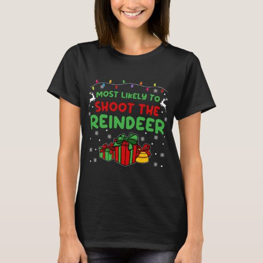 Wahrscheinlich wird die Reindeer I Funny Family M T-Shirt (Vorderseite)