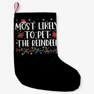 Wahrscheinlich wird die Weihnachtsfamilie das Rent Kleiner Weihnachtsstrumpf