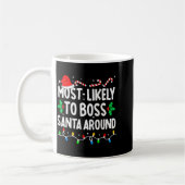 Wahrscheinlich wird man den Weihnachtsmann herumko Kaffeetasse (Links)