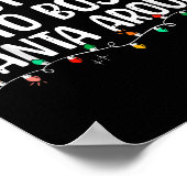Wahrscheinlich wird man den Weihnachtsmann herumko Poster (Ecke)