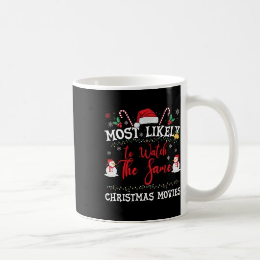Wahrscheinlich wird man dieselben Weihnachtsfilme Kaffeetasse (Rechts)