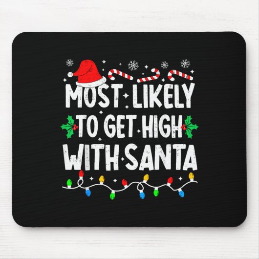 Wahrscheinlich wird man mit Santa Family Matching Mousepad (Vorne)