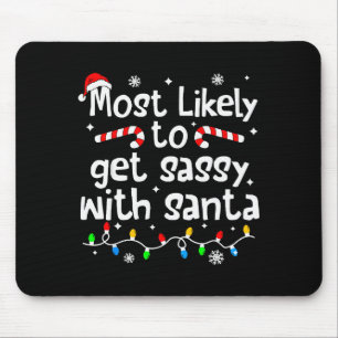 Wahrscheinlich wird man mit Weihnachtsmann lustige Mousepad