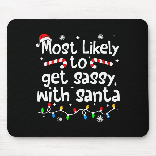 Wahrscheinlich wird man mit Weihnachtsmann lustige Mousepad (Vorne)