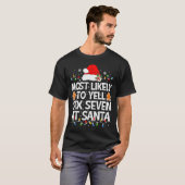 Wahrscheinlich wird man Santa 67 Sechs Sieben ansc T-Shirt (Vorne ganz)