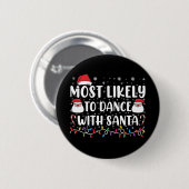 Wahrscheinlich wird mit Santa Family Christmas get Button (Vorne & Hinten)