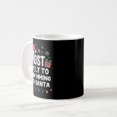 Wahrscheinlich wird mit Santa Weihnachtsschwimmen  Kaffeetasse (Vorderseite Links)