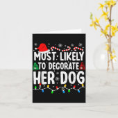 Wahrscheinlich wird sie ihren Hund lustig passend Karte (Gelbe Blume)