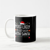 Wahrscheinlich wird Sy mit Santa Fun Family Christ Kaffeetasse (Links)