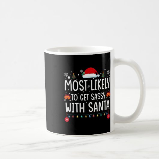 Wahrscheinlich wird Sy mit Santa Fun Family Christ Kaffeetasse (Rechts)
