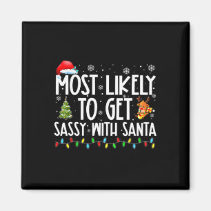 Wahrscheinlich wird Sy mit Santa Fun Family Christ Magnet
