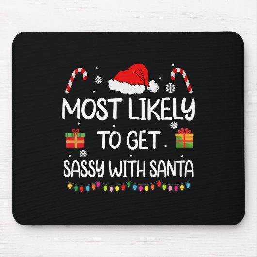 Wahrscheinlich wird Sy mit Santa Fun Family Christ Mousepad (Vorne)